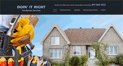 Desktop Screenshot of doinitrighthandymanservices.com