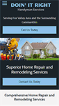 Mobile Screenshot of doinitrighthandymanservices.com
