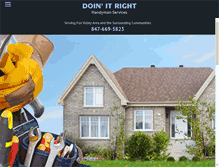 Tablet Screenshot of doinitrighthandymanservices.com
